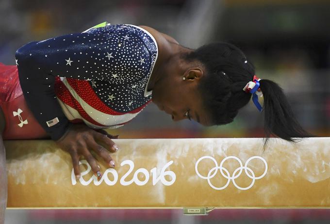 Simone Biles je že zanikala jemanje prepovedanih živil. | Foto: Reuters