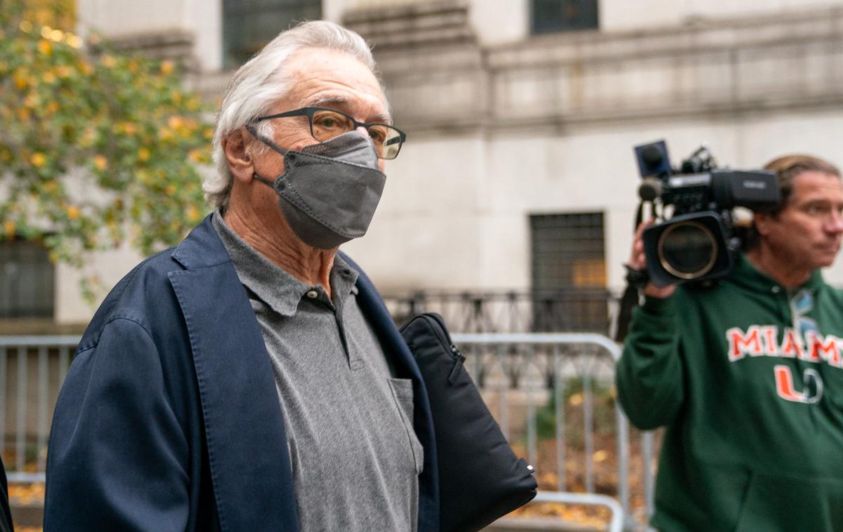 De Niro | Robert De Niro ob prihodu na sodišče | Foto Profimedia