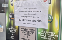 MOL omejuje točenje goriva na 30 l, Shell do 100 l