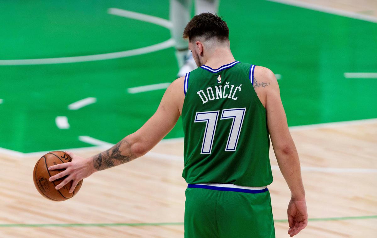 Luka Dončić | Luka Dončić bo proti Utah Jazz zaigral v prvem polčasu. | Foto Guliver Image