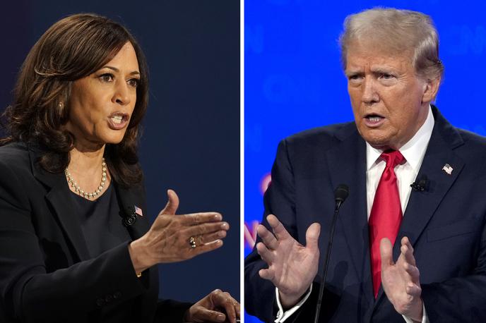 Donald Trump in Kamala Harris | Ne glede na izid ameriških predsedniških volitev je pričakovati, da bo Donald Trump kmalu po koncu volitev oziroma ko bodo znani prvi delni izidi, razglasil zmago. Enako je storil leta 2020, ko je zaradi njegovega hujskanja na koncu skorajda izbruhnil državni udar. | Foto Guliverimage