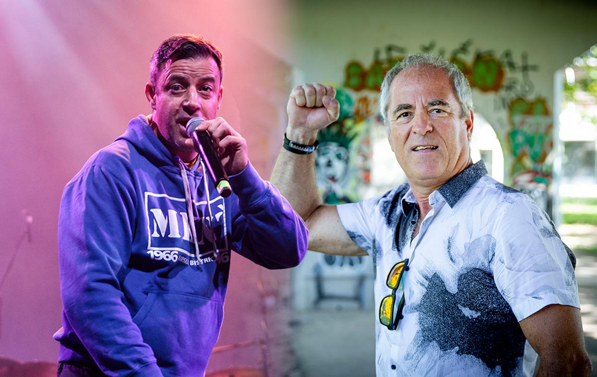 Vili Resnik, Klemen Klemen | Raper Klemen Klemen obeležuje kar dvojni jubilej – 25 let od izida prvega albuma in vstop v peto desetletje življenja, medtem ko Vili Resnik v Cvetličarni pripravlja koncert ob 30. obletnici delovanja. | Foto Ana Kovač, Mediaspeed