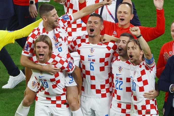 Sp tretje mesto Hrvaška Maroko | Luka Modrić je s Hrvaško po srebru pred štirimi leti zdaj osvojil še bron. | Foto Reuters