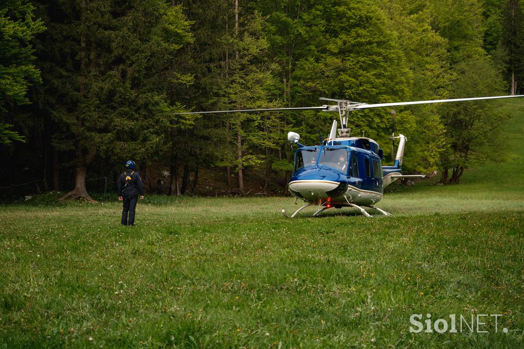 GRZS, helikoptersko reševanje