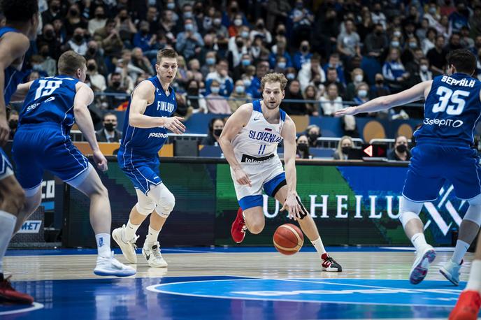 Finska : Slovenija, slovenska košarkarska reprezentanca, Jaka Blažič | Jaka Blažič je dosegel 16 točk. | Foto FIBA