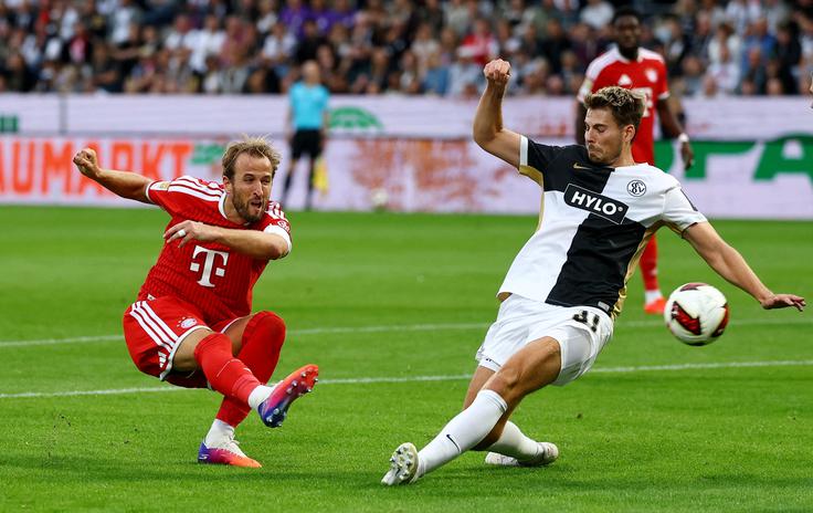 Harry Kane je v 72. minuti Bayern popeljal nazaj v vodstvo. | Foto: Reuters