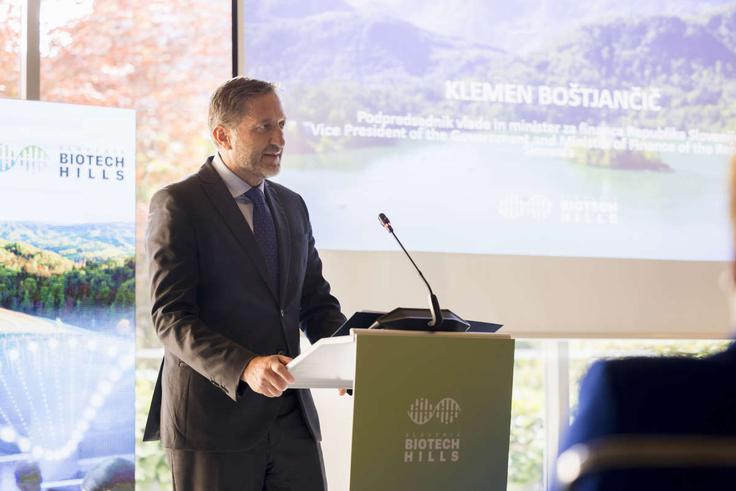 Podpredsednik vlade in minister za finance Klemen Boštjančič | Foto: Aleš Rosa / Zavod Biotech Hills