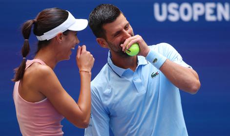 Novak Đoković in srčna izbranka Jana Oblaka sta se zabavala, a hitro izpadla