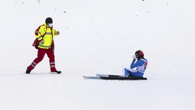 Pri nesrečni Norvežanki, ki je grdo padla, obstaja resna skrb