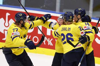 Severnjaška poslastica Švedom, v polfinale še Češka, Kanada in Švica