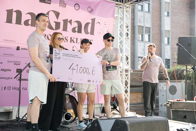 Rekordni 8. Rokusov Hop na Grad: kar 41 tisoč evrov za dober namen