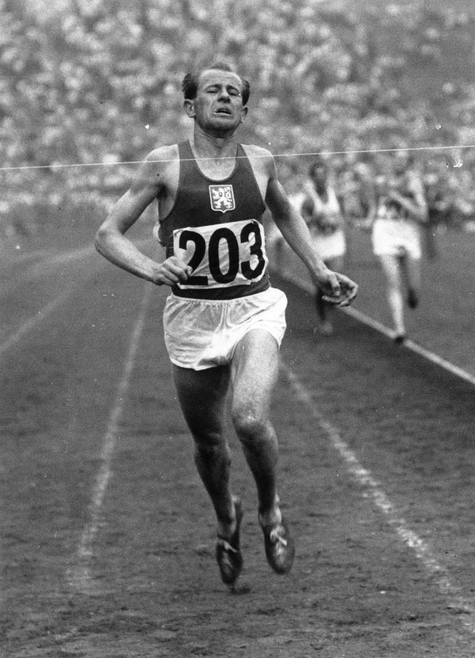 Atlet Emil Zatopek je v svetu atletike pustil neizbrisen pečat. Med drugim je bil tudi pionir intervalnih treningov. | Foto: Getty Images