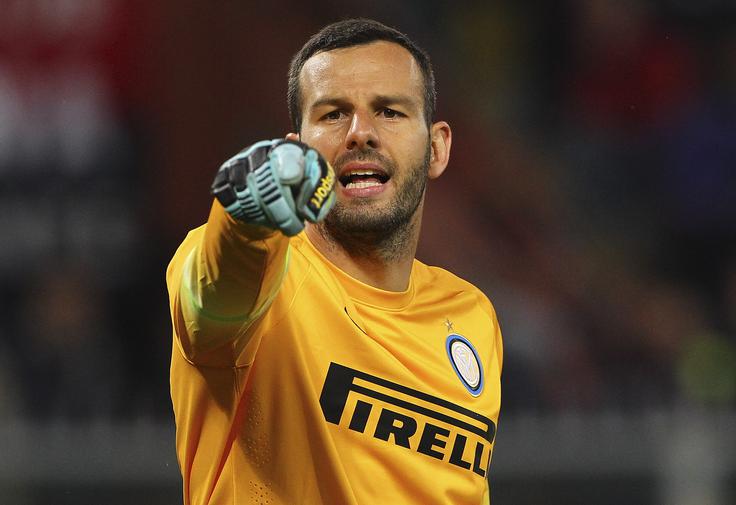 Na lestvici najboljših vratarjev leta 2016 se je znašel tudi Samir Handanović. | Foto: Guliverimage/Getty Images