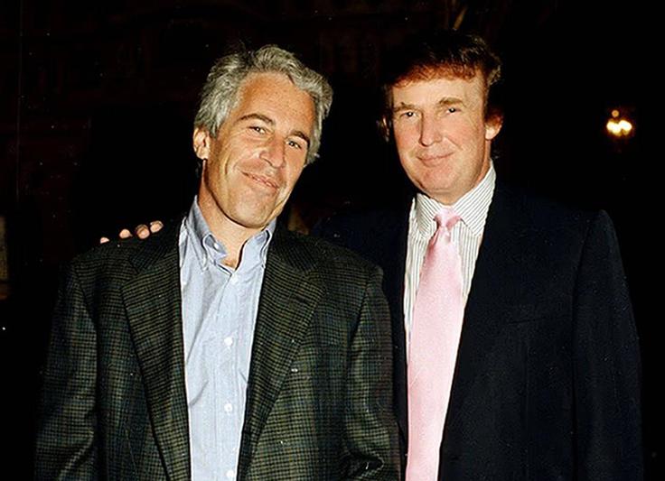 Jeffrey Epstein in Donald Trump | Foto: Guliverimage