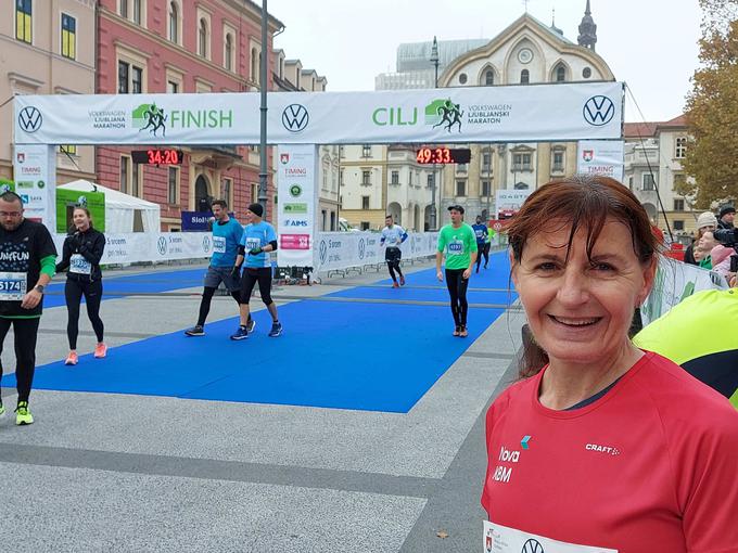 Helena Javornik se je prvič odpravila na "desetko". | Foto: Alenka Teran Košir