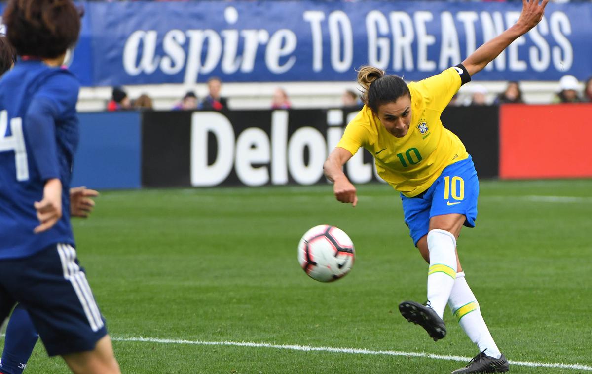 Marta | Brazilija se bo morala na uvodni tekmi svetovnega prvenstva znajti brez Marte. | Foto Reuters
