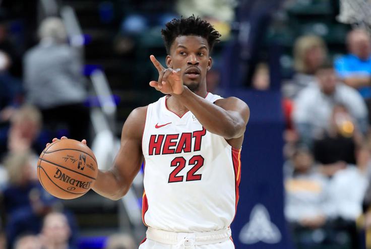 Jimmy Butler je bil najboljši košarkar Vročice. | Foto: Gulliver/Getty Images