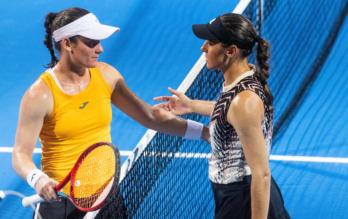 Tamara Zidanšek & Kaja Juvan | Tamara Zidanšek in Kaja Juvan bosta glavni slovenski orožju v pokalu Billie Jean King. | Foto Vid Ponikvar