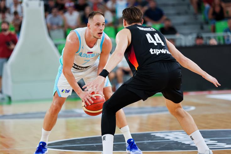 Prepelič je srečanje končal pri 14 točkah. | Foto: Filip Barbalić