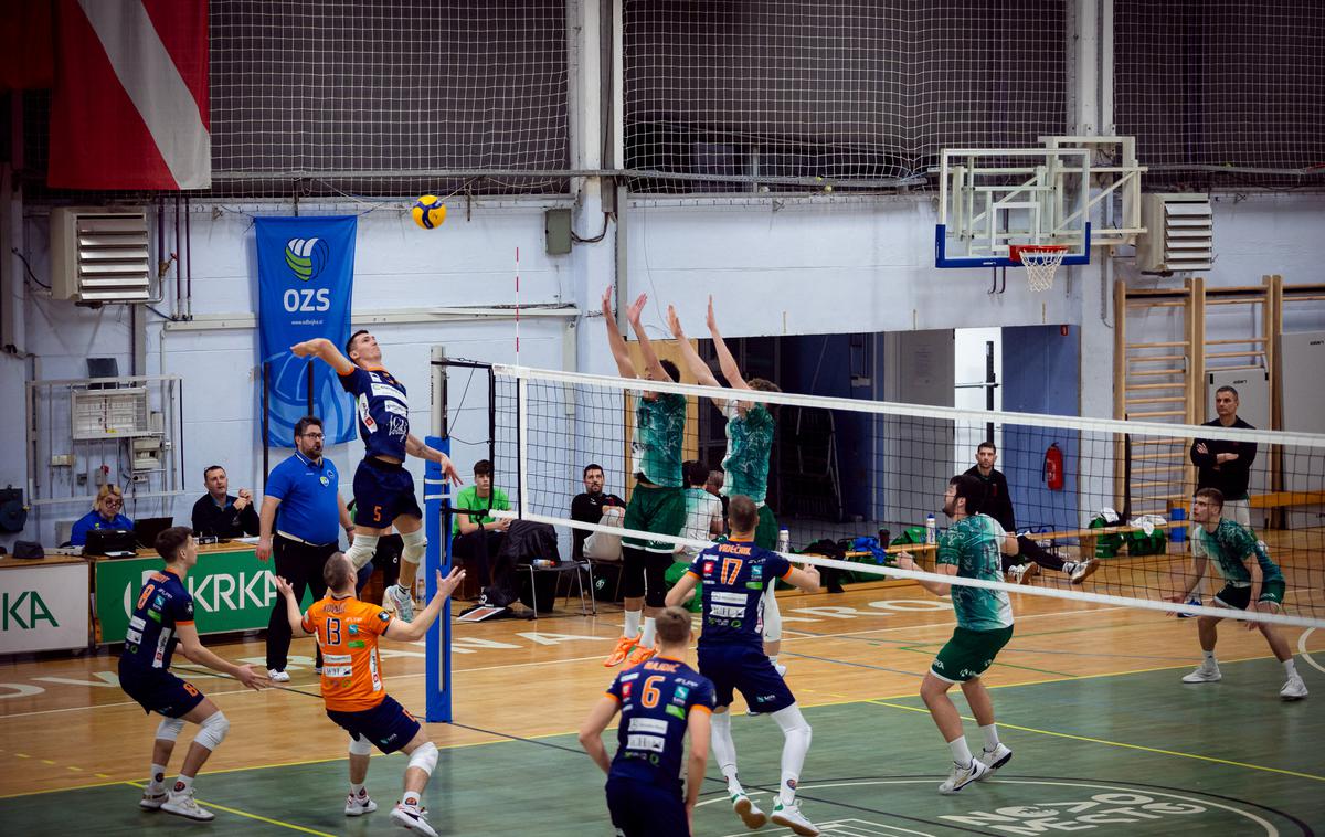 OK Krka, odbojkarski klub Krka, ACH Volley | ACH Volley je v Novem mestu zmagal s 3:1. | Foto Simon Vesel/MOK Krka