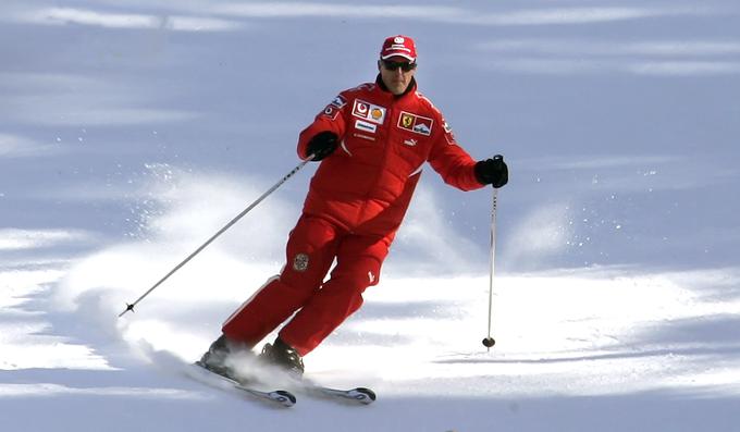 Michael Schumacher je bil velik ljubitelj smučanja. | Foto: Reuters