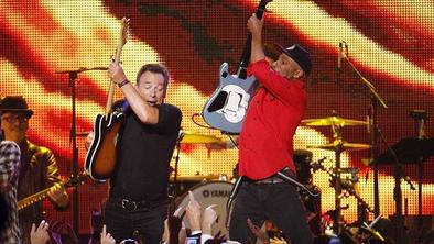 Tom Morello kot nadomestni kitarist Brucea Springsteena