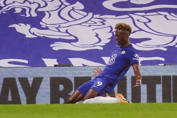 Tammy Abraham | Tammy Abraham je z goloma v 78. in 80. minuti potrdil zmago Chelseaja. | Foto Reuters