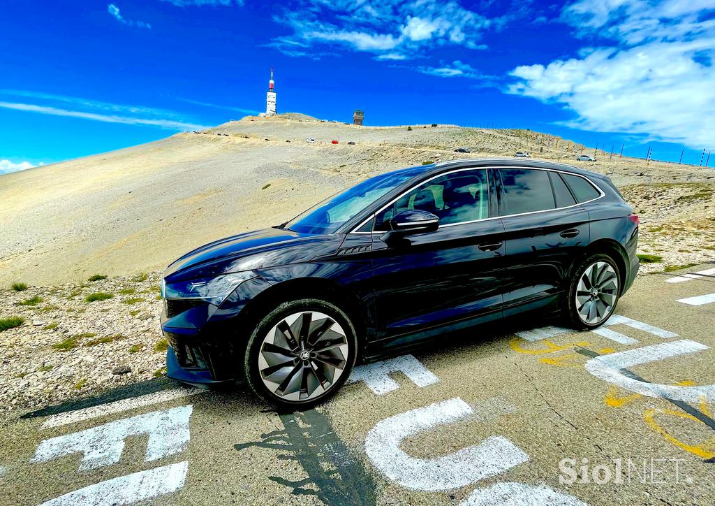 Mont Ventoux Škoda Enyaq