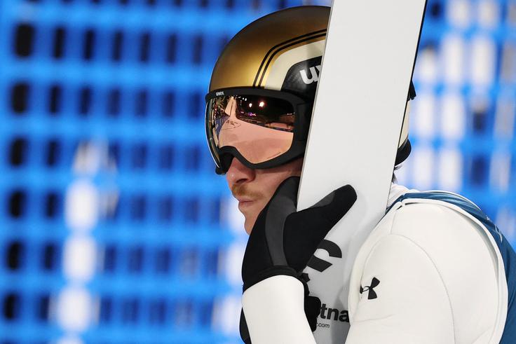 Robert Hrgota je dal prednost na tekmi mešanih ekip Anžetu Lanišku. | Foto: Reuters