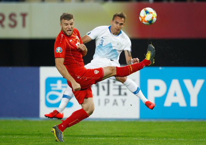 Severna Makedonija - Slovenija: Stefan Ristovski vs Jure Balokec | Foto: Reuters