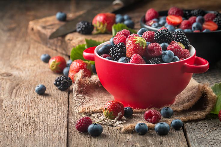 jagodičevje, sadje, jagode, borovnice, maline | Foto: Shutterstock