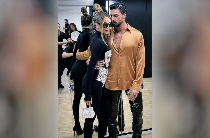 Khloe Kardashian in Michele Morrone | Foto: zajem zaslona/Instagram