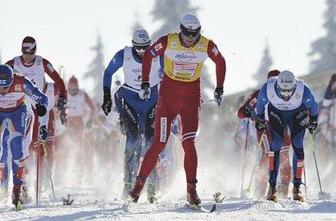 Northug pred Cologno in Hellnerjem