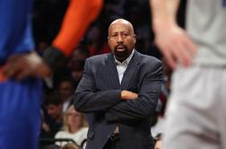 Jacksonov prvi ukrep: Knicksi odstavili trenerja