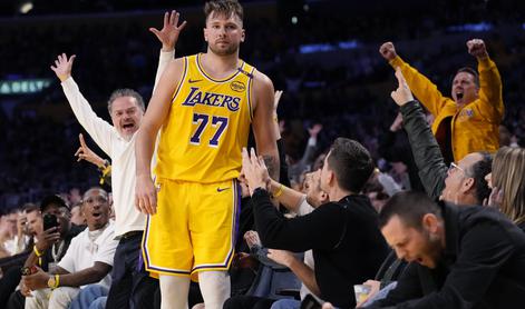 Navijači Lakersov navdušeni! Ne le noč čarovnic, ampak tudi čarovnika Luke Dončića?