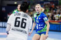 EHF Euro2022: Slovenija - Madžarska, slovenska ženska rokometna reprezentanca Tamara Mavsar