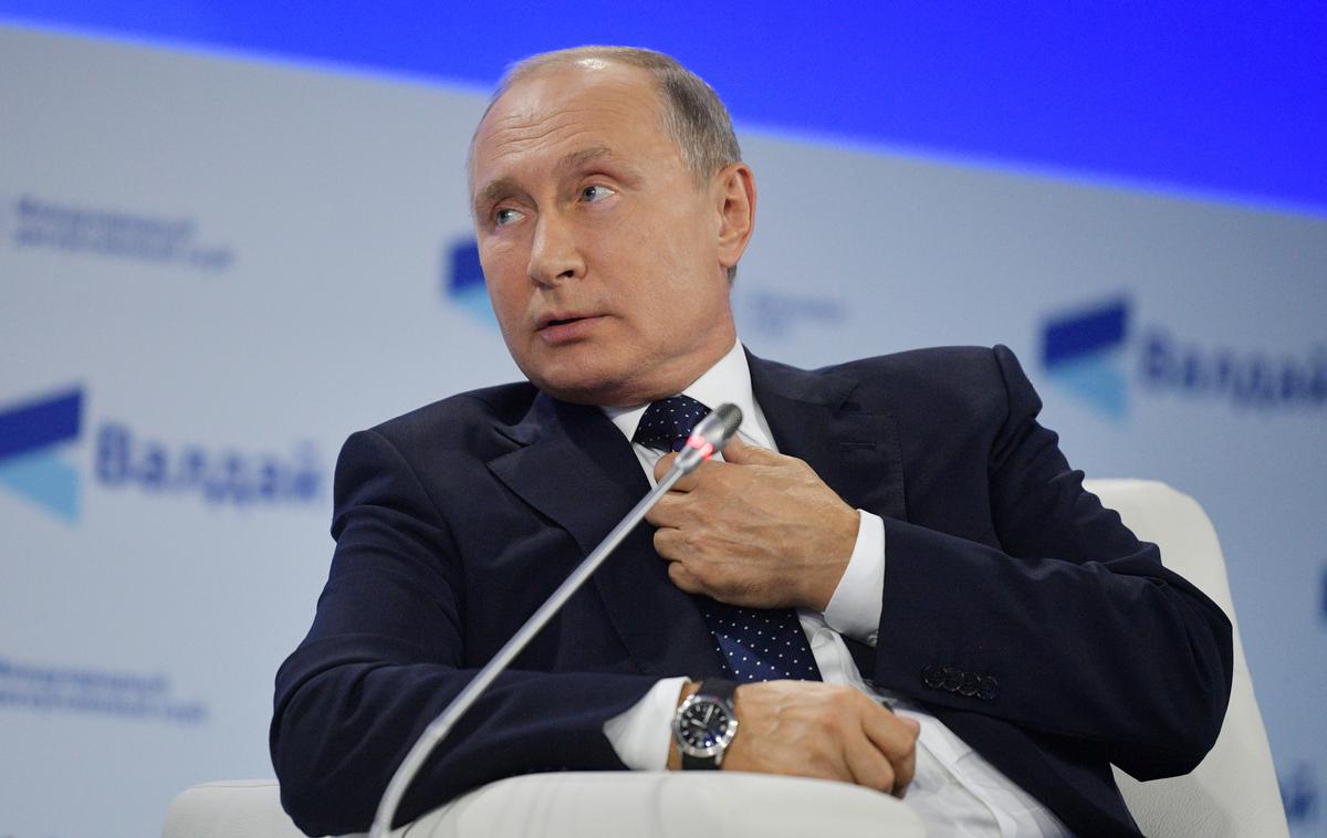 Vladimir Putin | Ruski predsednik Putin je v luči napada na Krimu poudaril, da se je vse začelo s tragičnimi dogodki na ameriških šolah. | Foto Reuters