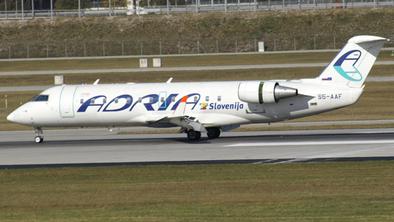 Letalo, ki ga je uporabljala tudi Adria Airways, je imelo resno napako