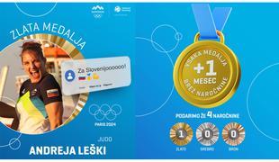 Telekom Slovenije: kolikor olimpijskih medalj osvojimo, toliko naročnin podarimo
