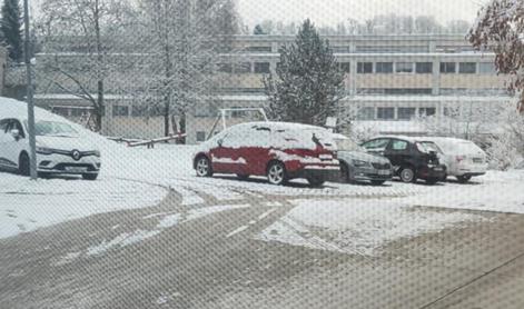 Ponekod v Sloveniji snežilo že povsem do nižin #animacija