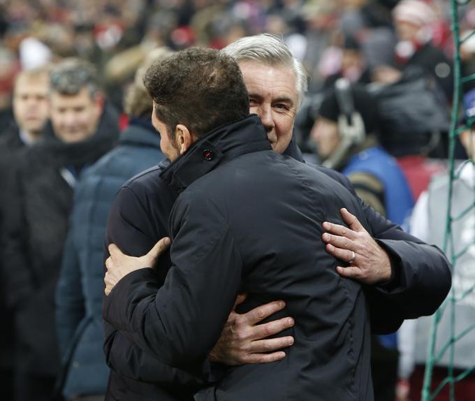 Ancelotti se je maščeval Diegu Simeoneju za poraz v Madridu. | Foto: Guliverimage/Getty Images