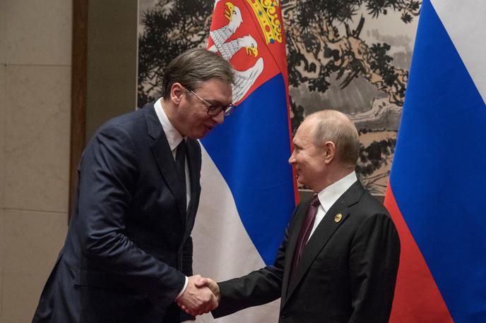 Aleksandar Vučić, Vladimir Putin | Foto Reuters