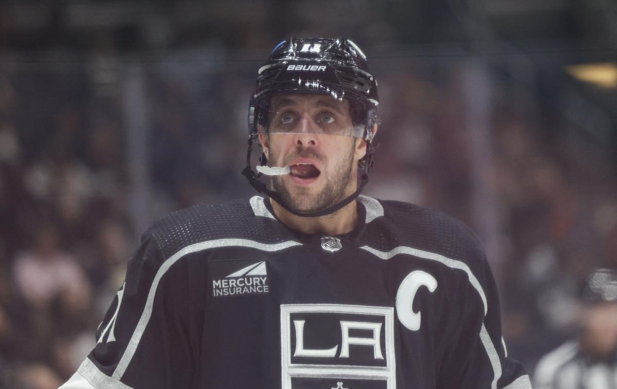 Anže Kopitar | Anže Kopitar se je po številu odigranih tekem na vrhu lestvice franšize izenačil z rekorderjem Dustinom Brownom. | Foto Reuters