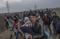 Na meji med Srbijo in Hrvaško protest migrantov