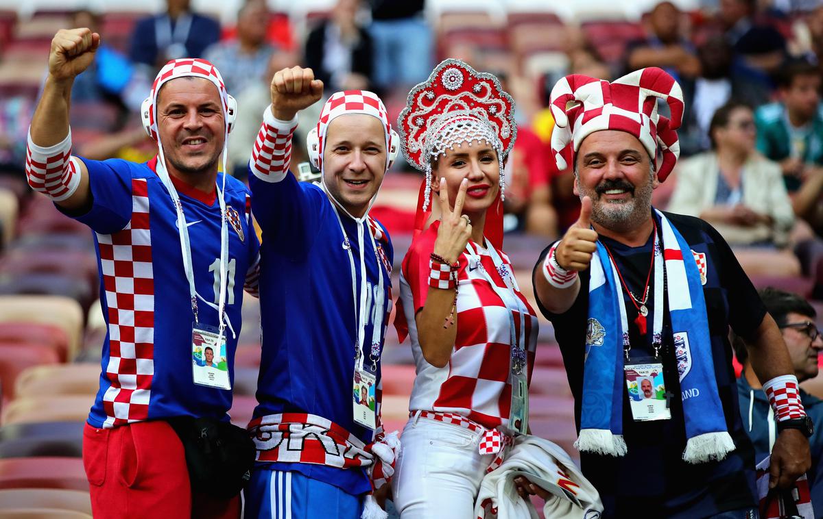 hrvaški navijači vaterpolo kapice | Foto Getty Images