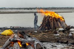 Grozljivi prizori: na bregove reke Ganges naplavilo trupla žrtev covida