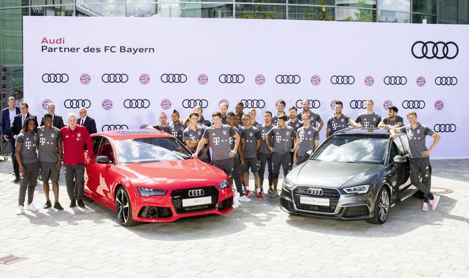 Igralci prvakov bundeslige so nove audije prejeli sredi Ingolstadta. | Foto: Audi