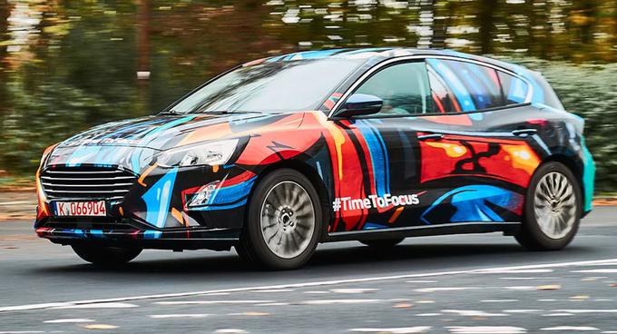 Zamaskirana nova generacija ford focusa med testiranji. | Foto: Ford