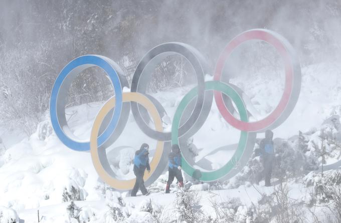 V gorah nad Pjongčangom so v teh dneh izmerili tudi minus 20 stopinj Celzija. | Foto: Reuters