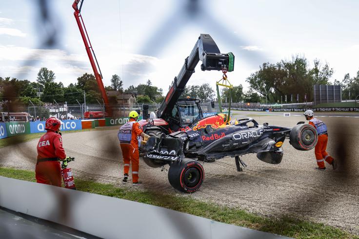 Juki Cunoda je povsem razbil svojega Red Bulla. | Foto: Guliverimage